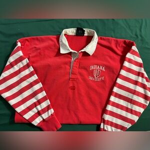 Indiana University Men’s Rugby Long Sleeve Polo